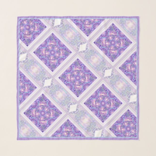 Purple W1 Scarf (Front)