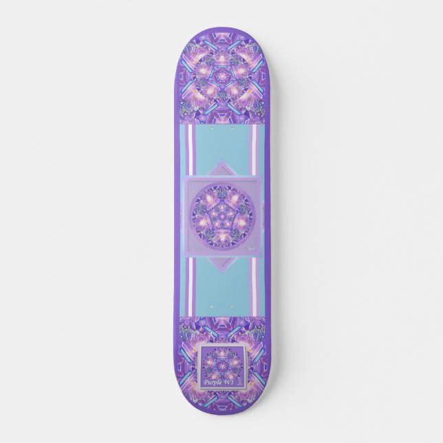 Purple W1 Skateboard (Front)