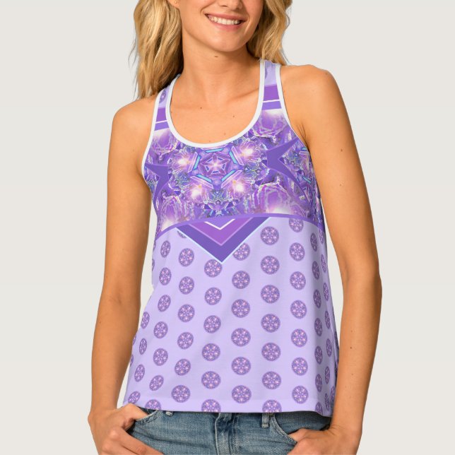 Purple W1 Tank Top (Front)