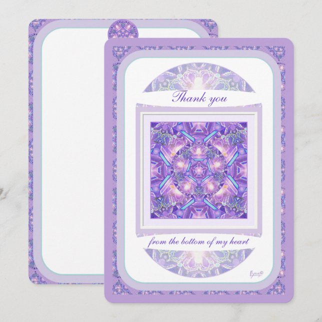 Purple W1 Thank You Card (Front/Back)