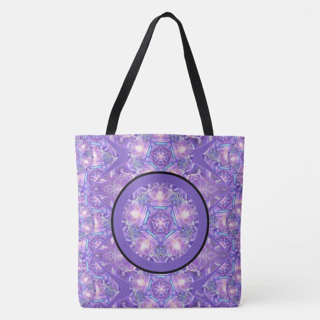 Purple W1 Tote Bag (Front)