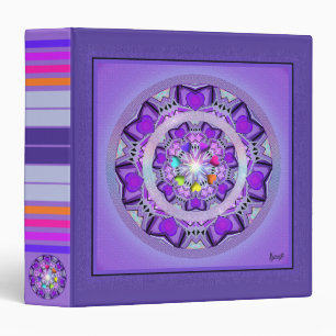Purple W2 3 Ring Binder