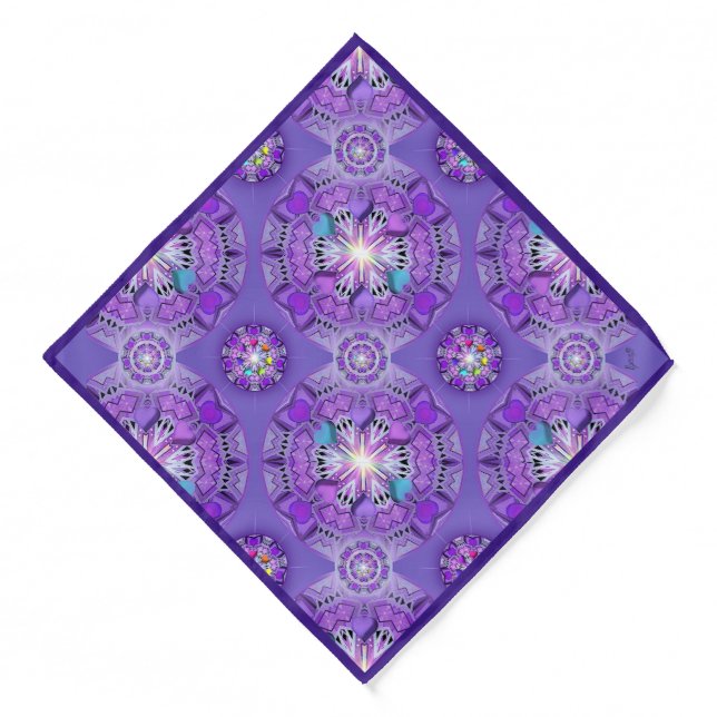 Purple W2 Bandana (Front)