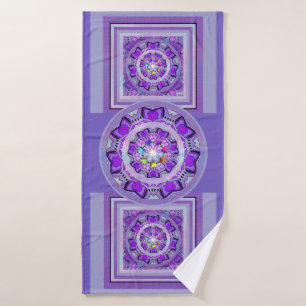 Purple W2 Bath Towel