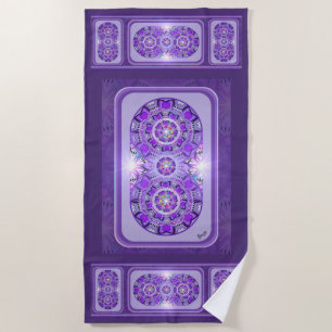Purple W2 Beach Towel