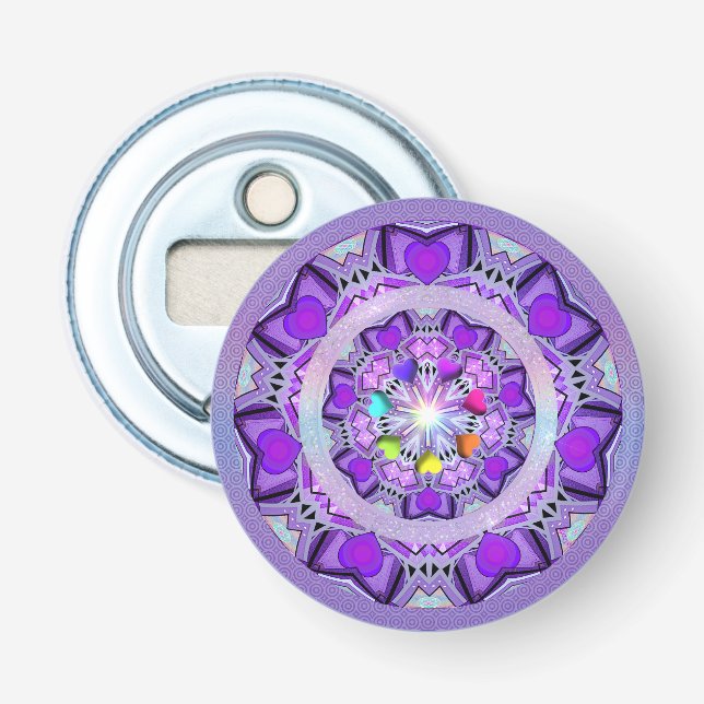 Purple W2 Bottle Opener (Front)