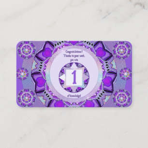 Purple W2 Business Card