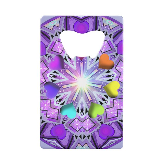 Purple W2 Credit Card Bottle Opener (Front)