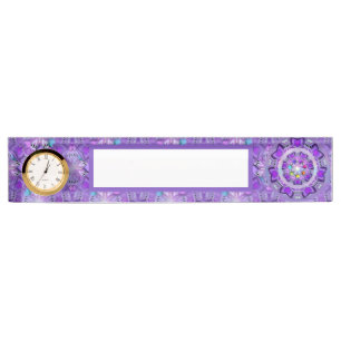 Purple W2 Desk Name Plate