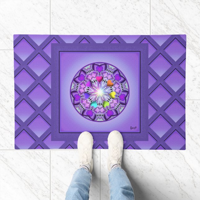 Purple W2 Doormat (Indoor)
