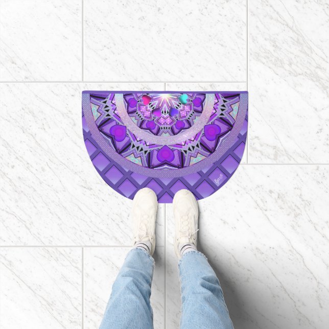 Purple W2 Doormat (Indoor)