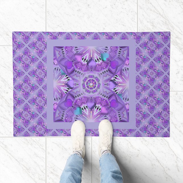 Purple W2 Doormat (Indoor)