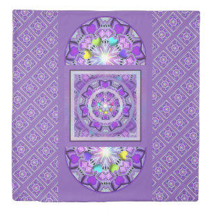 Purple W2 Duvet Cover