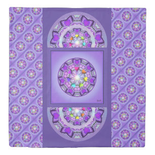 Purple W2 Duvet Cover