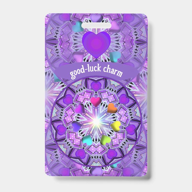 Purple W2 good-luck Badge (Front)