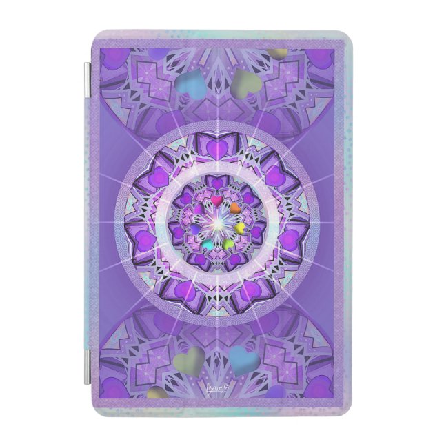 Purple W2 iPad Mini Cover (Front)