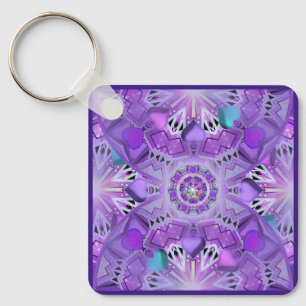 Purple W2 Keychain