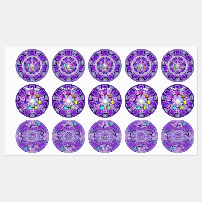 Purple W2 Labels (Sheet)