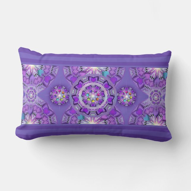 Purple W2 Lumbar Pillow (Front)