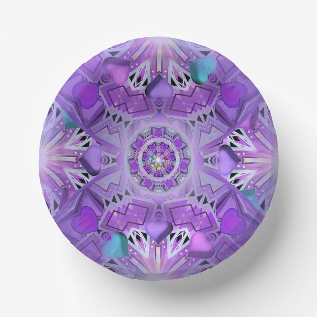 Purple W2 Paper Bowls (Front)