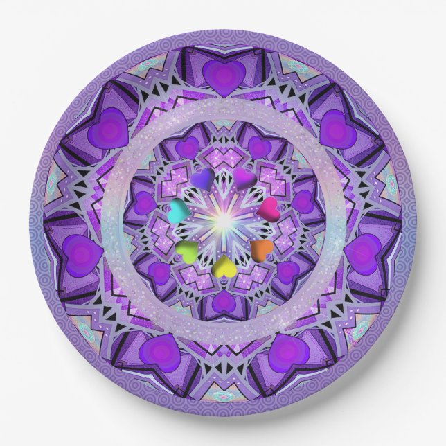 Purple W2 Paper Plates (Front)