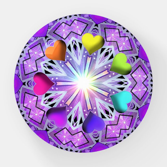 Purple W2 Paperweight (Front)