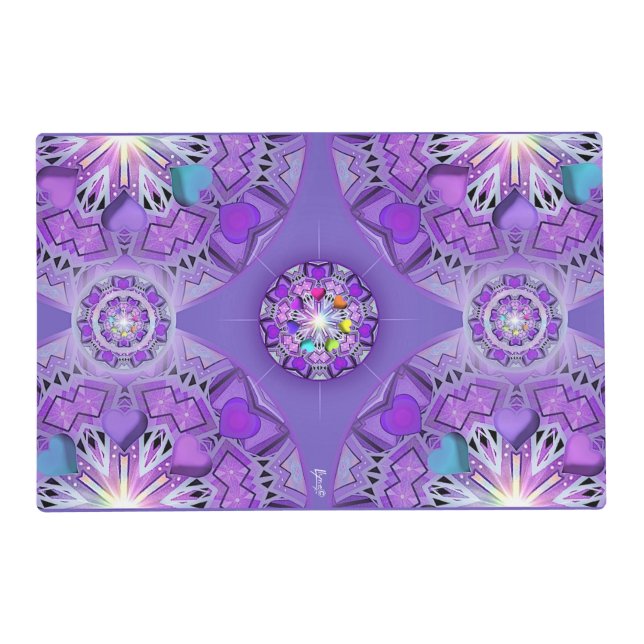 Purple W2 Placemat (Front)