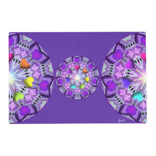 Purple W2 Placemat