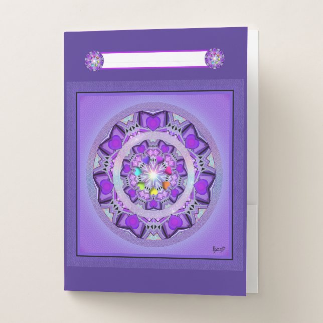 Purple W2 Pocket Folder (Front)