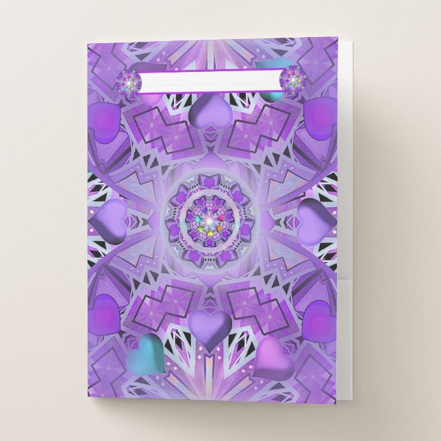 Purple W2 Pocket Folder (Front)
