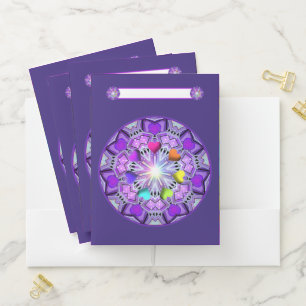 Purple W2 Pocket Folder
