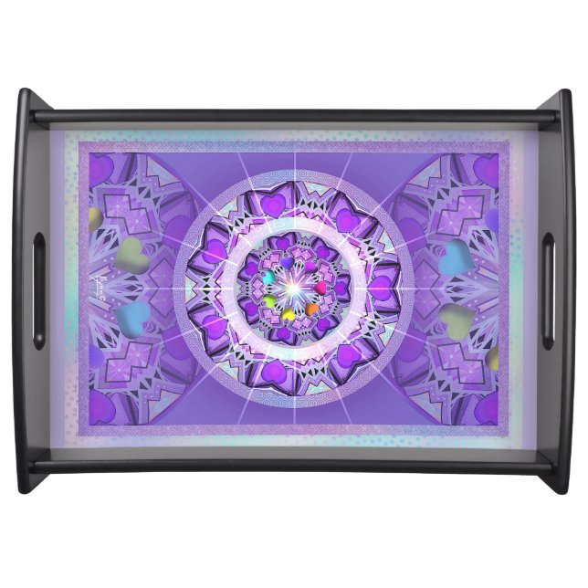 Purple W2 Serving Tray (Front)