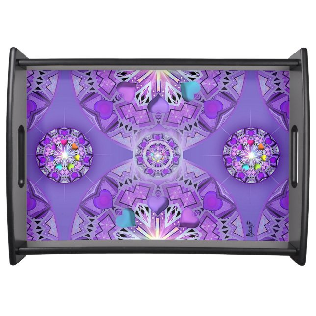 Purple W2 Serving Tray (Front)
