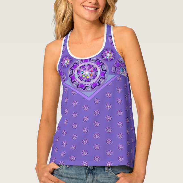 Purple W2 Tank Top (Front)