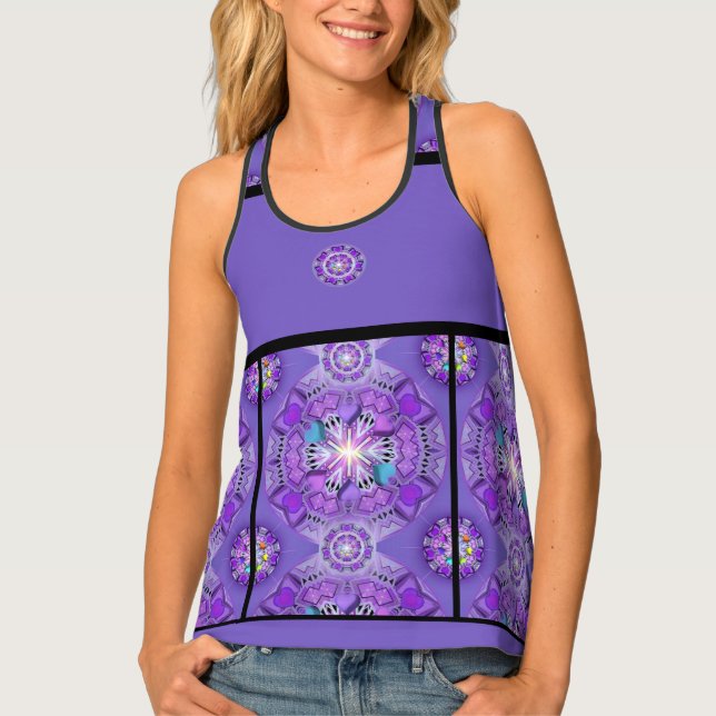 Purple W2 Tank Top (Front)