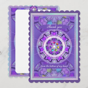 Purple W2 Thank You Card