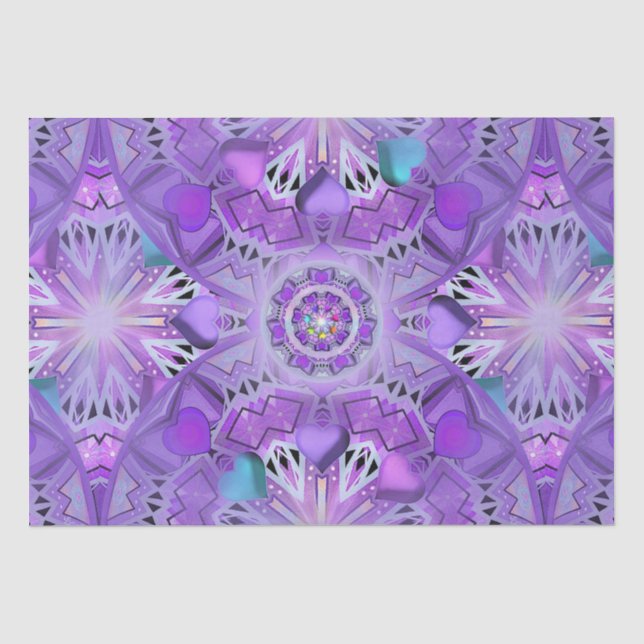 Purple W2 Tissue Paper (Front)