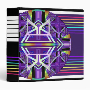 Purple W3 3 Ring Binder