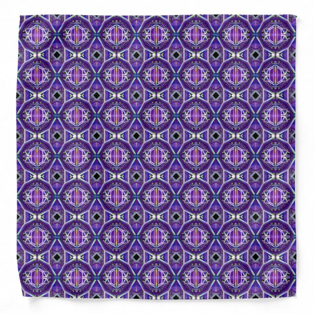 purple w3 bandana (Front)