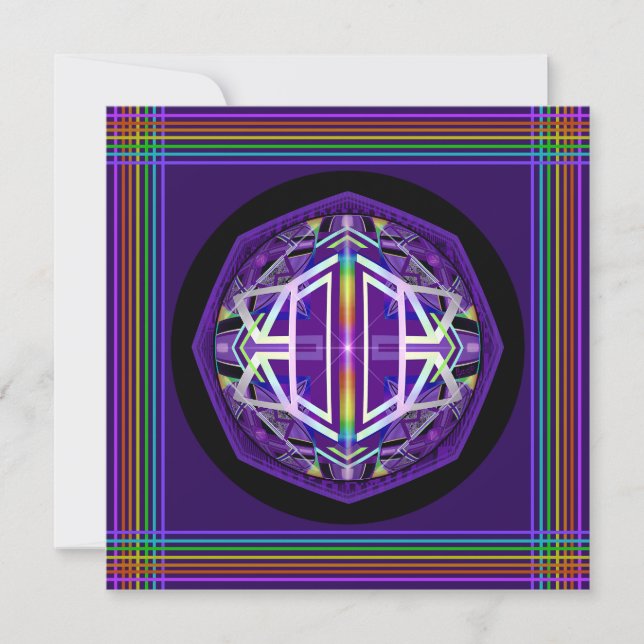 Purple W3 blank card (Front)