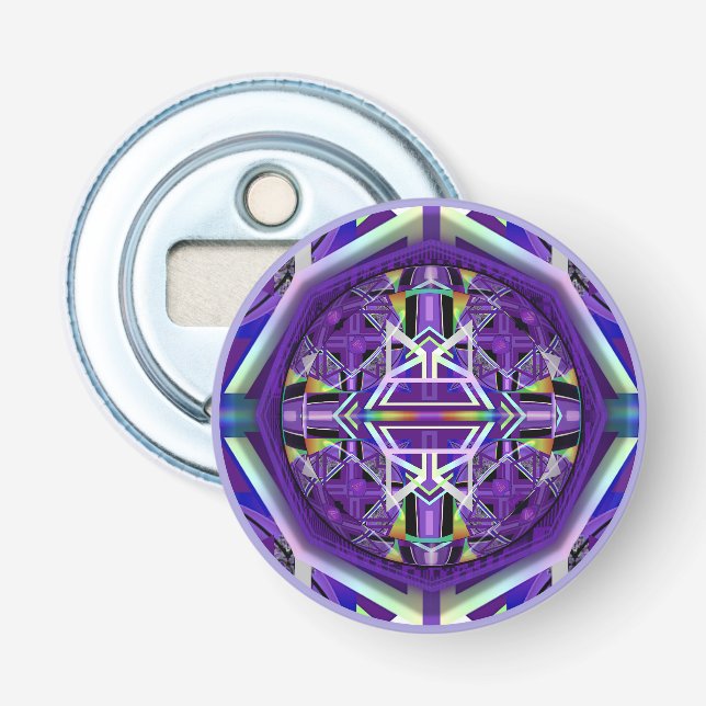 Purple W3 Bottle Opener (Front)