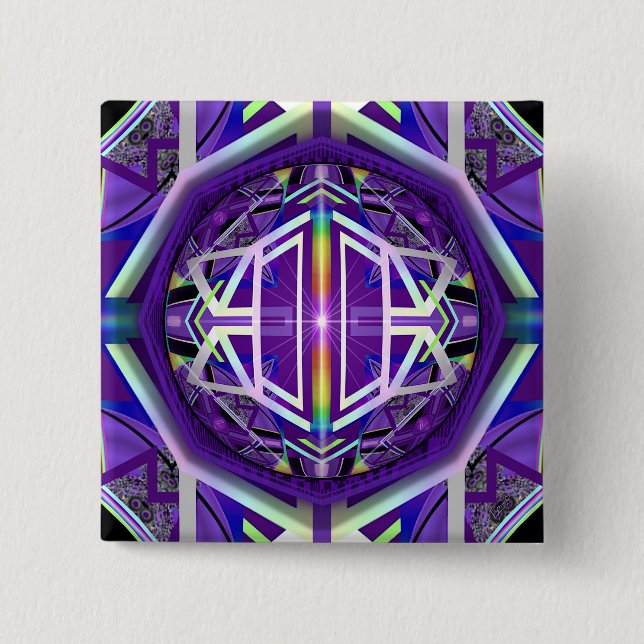 Purple W3 Button (Front)