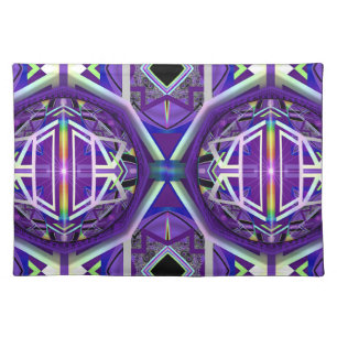 Purple W3 Cloth Placemat