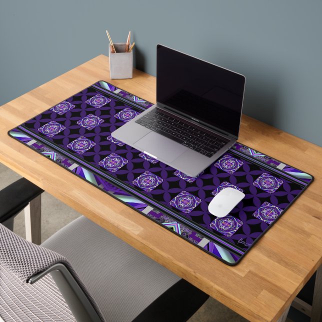 purple W3 Desk Mat (Office 2)