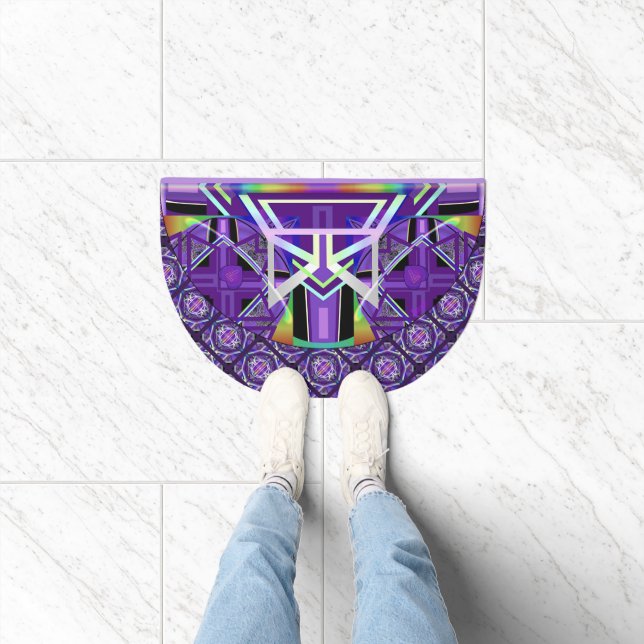 Purple W3 Doormat (Indoor)