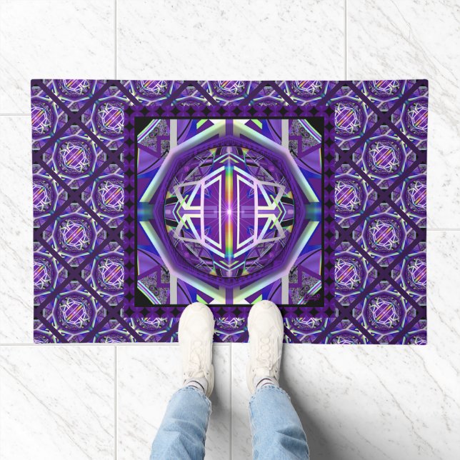 Purple W3 Doormat (Indoor)