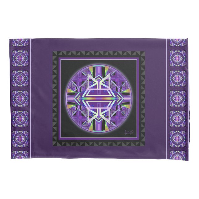 Purple W3 Duvet Cover (Front)