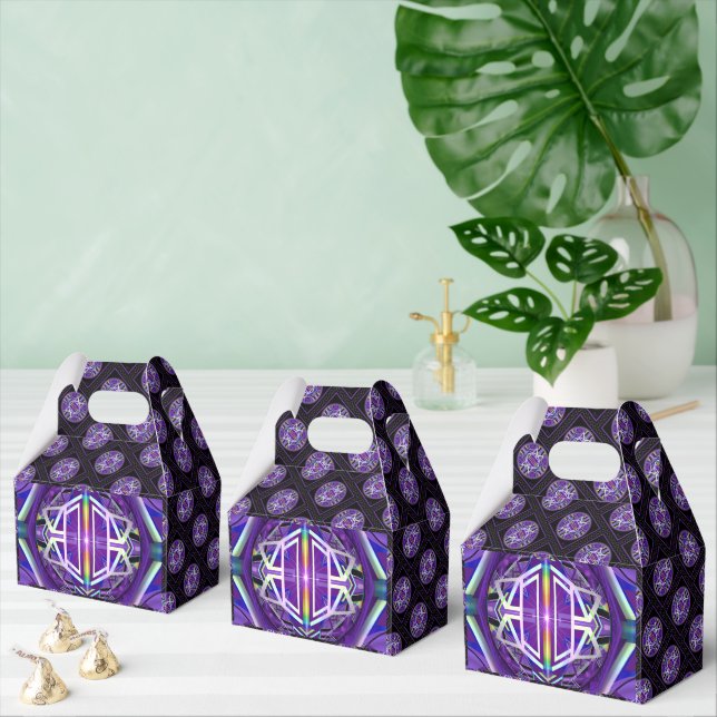 Purple W3 Favor Boxes (Multiple)