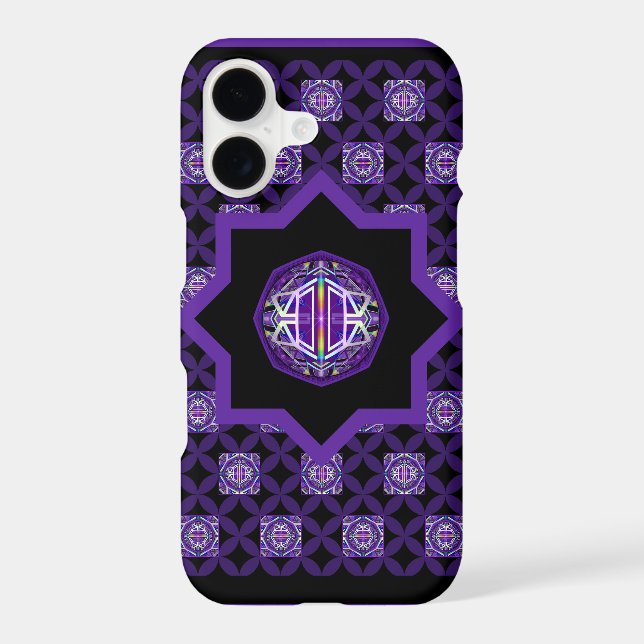 Purple W3 Iphone Case (Back)