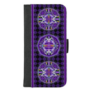 Purple W3 iPhone 8/7 Plus Wallet Case